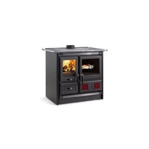 Cuisinière à bois raccordable - LA NORDICA Rosa L 5.0 Steel 9.5 kW