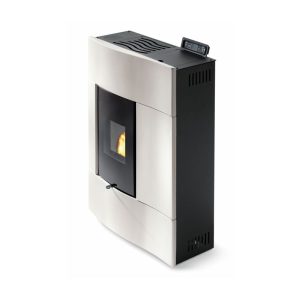 Poêle à granules extra plat céramique - ORIGINE PHEBO Chimera 4.7 kW